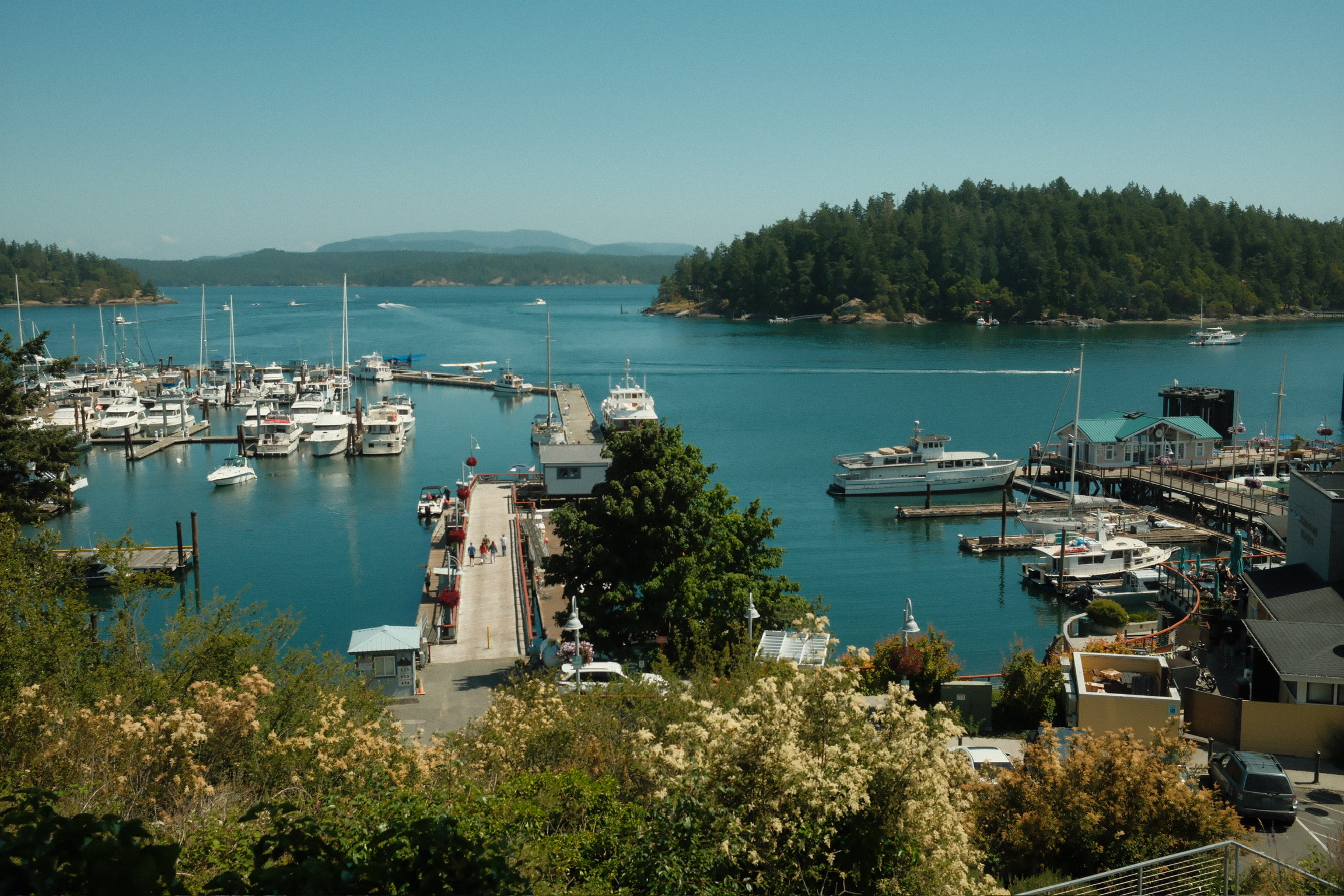 Open water off San Juan Island