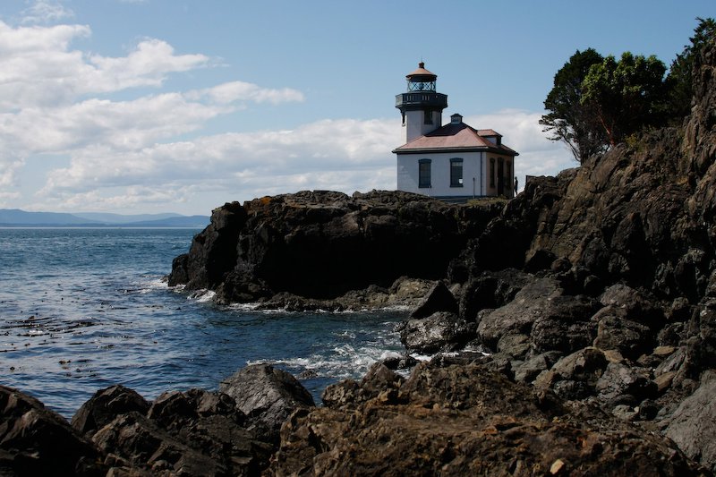 A marina in the San Juan Islands